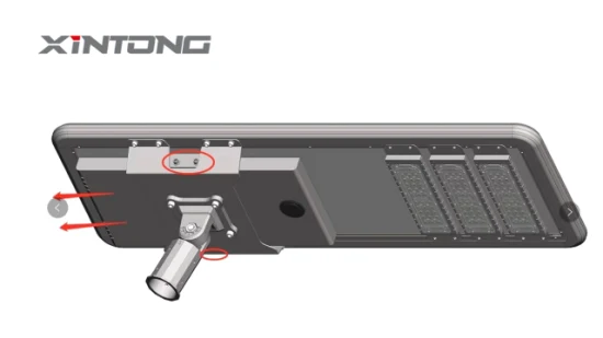 IP67 80W Impermeable al aire libre Ahorro de energía ODM Todo en uno Luz de calle LED de carretera de energía solar integrada con batería